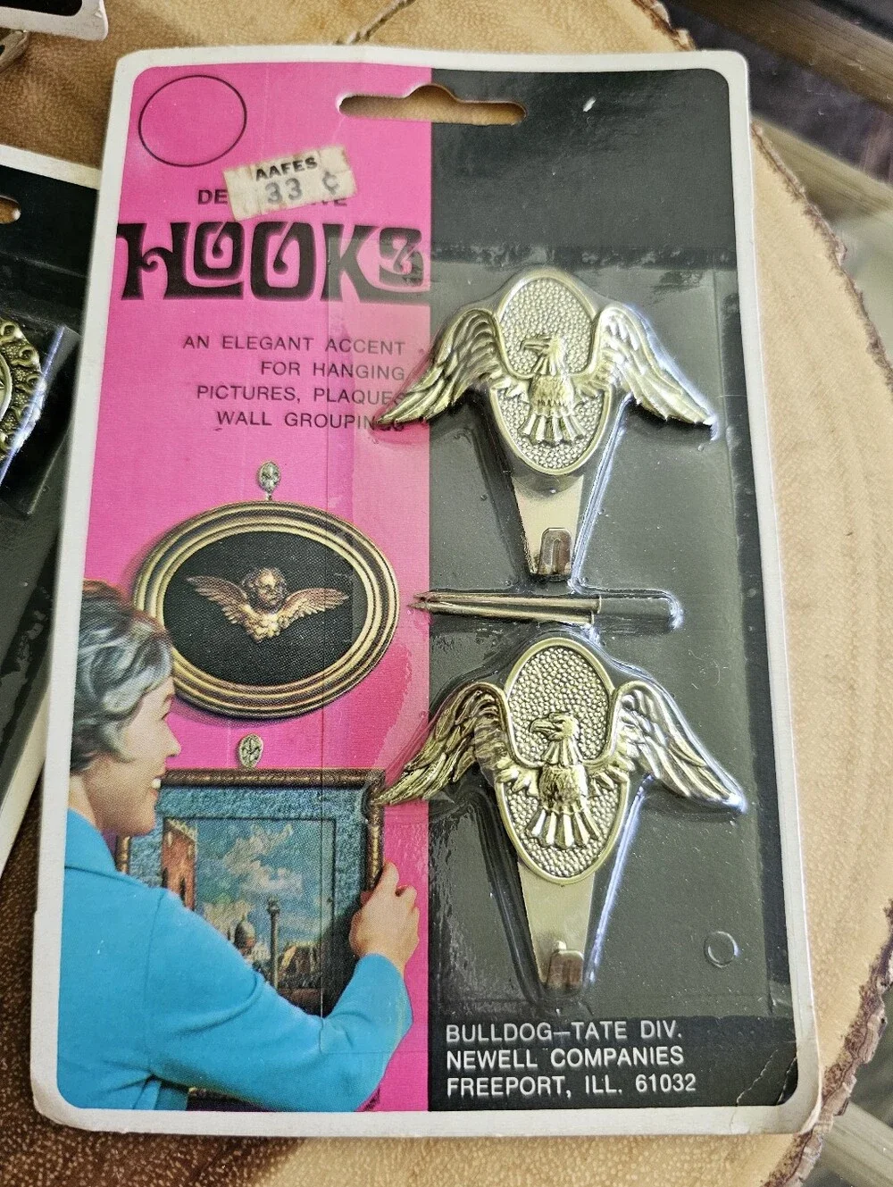 4PKS RARE VINTAGE Decorative Metal Wall Hooks/Hangers